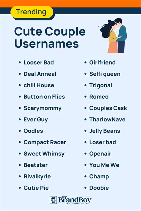 couple only fan names|650+ Couple Usernames and Names for Instagram